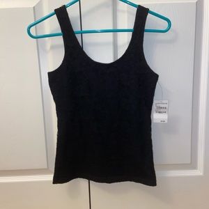 Black Lace Overlay Tank from Nordstrom